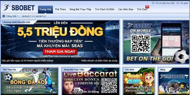 Tổng hợp phương thức Nạp Tiền SBOBET phổ biến